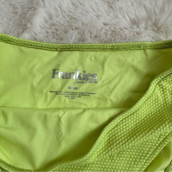 Frankie's Bikinis High Waisted Grotto high waisted bikini bottoms in Sundance - Picture 8 of 11